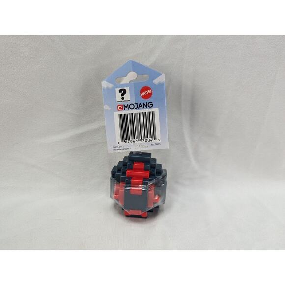 Mattel Minecraft Spawn Egg w/ Mini Figure Inside - CAVE SPIDER (Black & Red Egg) - Picture 5 of 7
